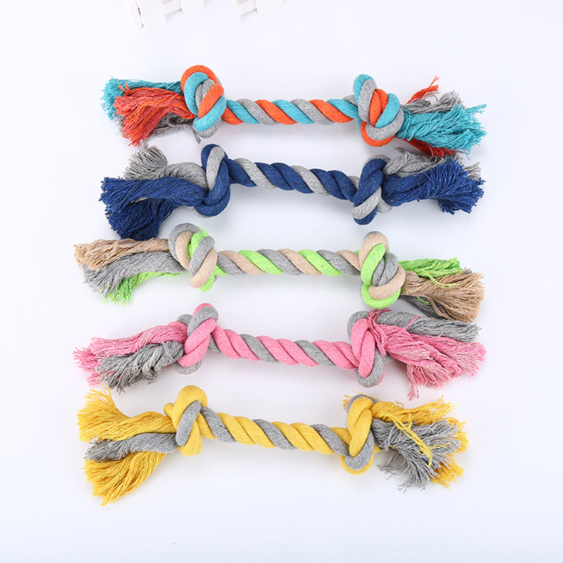 Chewing Knot Toy Durable (Random Color )